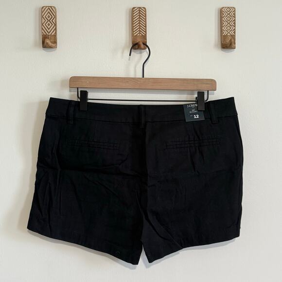 NWT J. Crew Factory 3.5" Classic Chino Short - Black - 12 - Picture 7 of 11
